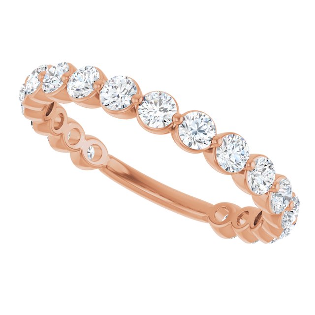 14K White 1/3 CTW Natural Diamond Anniversary Band