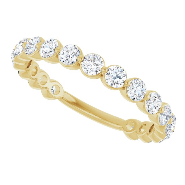 14K White 1/3 CTW Natural Diamond Anniversary Band