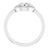 14K White 1/3 CTW Natural Diamond Ring