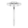 14K White 1/3 CTW Natural Diamond Ring