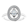 Elegant 14K White Gold 1/3 CTW Diamond Ring