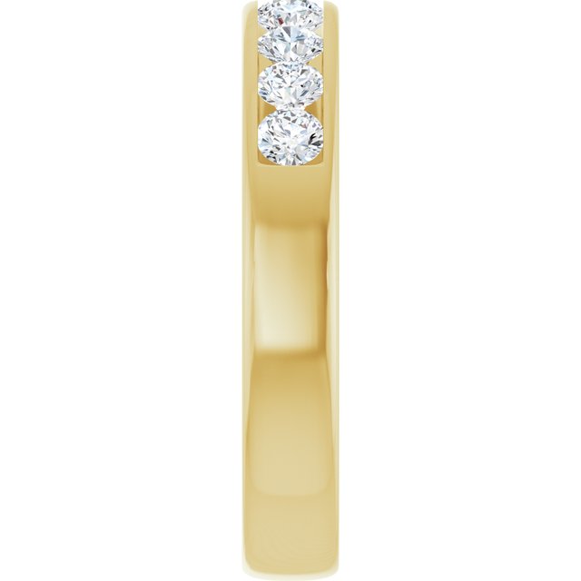 14K Yellow 1 CTW Natural Diamond Band