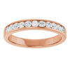 14K Yellow Gold 1 CTW Square-Cut Natural Diamond Band