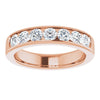 14K Yellow Gold 1 CTW Square-Cut Natural Diamond Band