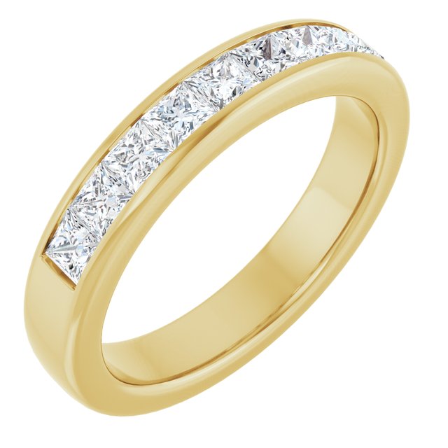 14K Yellow 1 CTW Natural Diamond Band