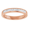 14K Yellow Gold 1 CTW Square-Cut Natural Diamond Band