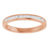 14K Yellow Gold 1 CTW Square-Cut Natural Diamond Band