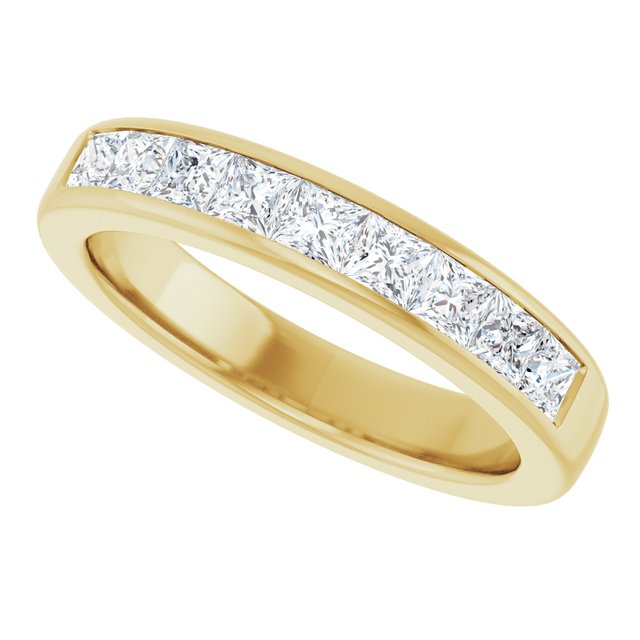 14K Yellow 1 CTW Natural Diamond Band