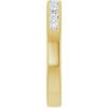 14K Yellow Gold 1 CTW Square-Cut Natural Diamond Band