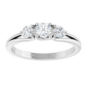 14K Gold Engagement Ring - Options Available