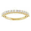 14K White 1/2 CTW Natural Diamond Anniversary Band