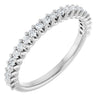 Elegant 14K White Gold 1/2 CTW Diamond Anniversary Ring