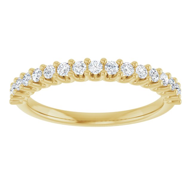 14K White 1/2 CTW Natural Diamond Anniversary Band