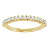 14K White 1/2 CTW Natural Diamond Anniversary Band