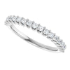 Elegant 14K White Gold 1/2 CTW Diamond Anniversary Ring