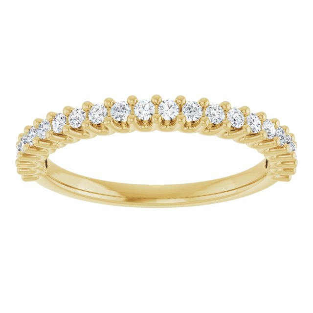 14K White 1/2 CTW Natural Diamond Anniversary Band