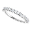 Elegant 14K White Gold 1/2 CTW Diamond Anniversary Ring