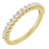 14K White 1/2 CTW Natural Diamond Anniversary Band