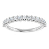 Elegant 14K White Gold 1/2 CTW Diamond Anniversary Ring