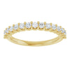 14K White 1/2 CTW Natural Diamond Anniversary Band