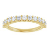 14K White 1/2 CTW Natural Diamond Anniversary Band