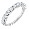 14K White 1/2 CTW Natural Diamond Anniversary Band