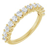 14K White 1/2 CTW Natural Diamond Anniversary Band