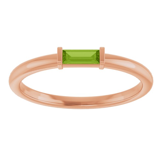14K Gold Stackable Ring - Options Available