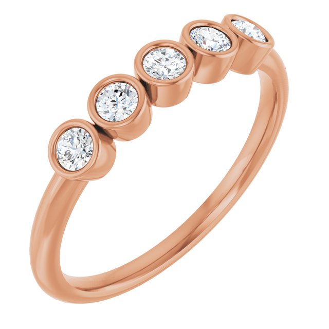 14K Gold, Platinum, Sterling Silver Natural Diamond Ring - Options Available