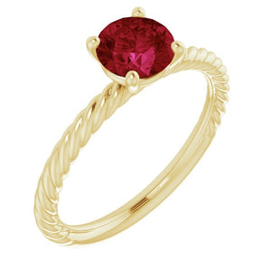 Lab-Grown Ruby Ring