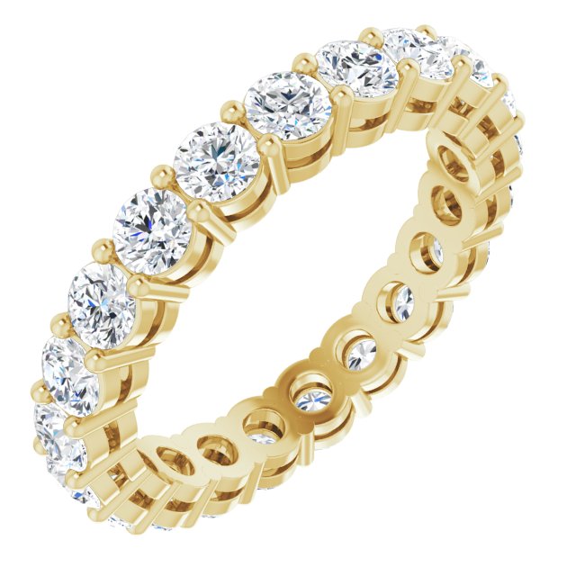 1 3/4 CTW Lab-Grown Diamond Eternity Band in 14K Gold & Platinum