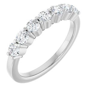 14K Gold Natural Diamond Anniversary Band - Options Available