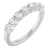 Elegant 14K White Gold Natural Diamond Anniversary Band with 1/10 CTW Sparkle