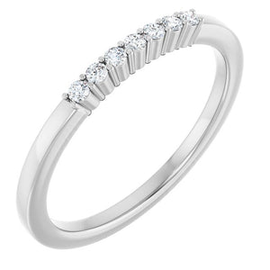 14K Gold Natural Diamond Anniversary Band - Options Available
