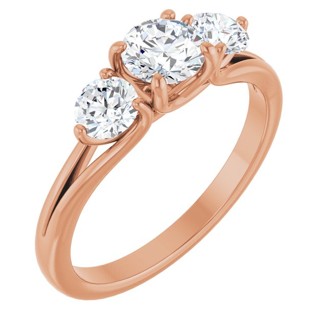 14K Gold Engagement Ring - Options Available