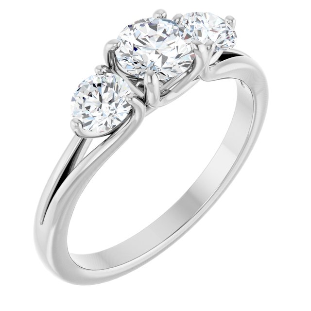 14K Gold Engagement Ring - Options Available