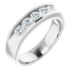 14K Yellow Gold 1/2 CTW Natural Diamond Eternity Band