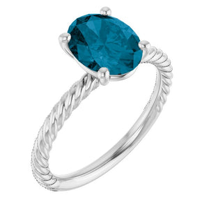 Lab-Grown Ruby Ring