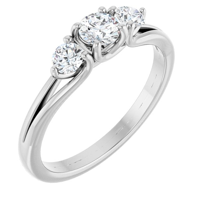 14K Gold Engagement Ring - Options Available