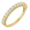 14K White 1/2 CTW Natural Diamond Anniversary Band