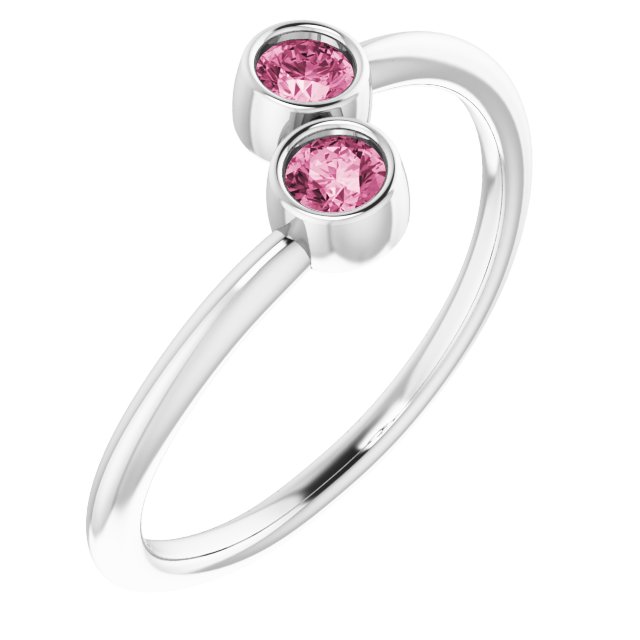 14K Gold Natural Pink Tourmaline Ring - Options Available