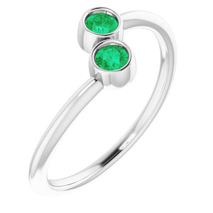 Lab-Grown Emerald Ring