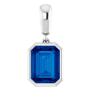 14K Gold Natural Aquamarine Pendant - Options Available