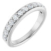 Platinum 5/8 CTW Natural Diamond Anniversary Band