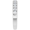 Platinum 5/8 CTW Natural Diamond Anniversary Band