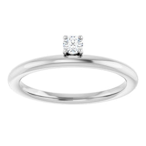 14K Gold Stackable Ring - Options Available