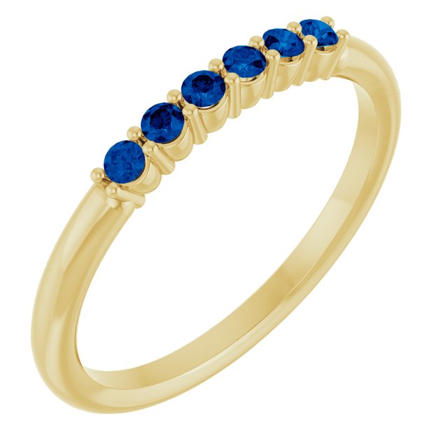 14K Gold Natural Diamond Stackable Ring