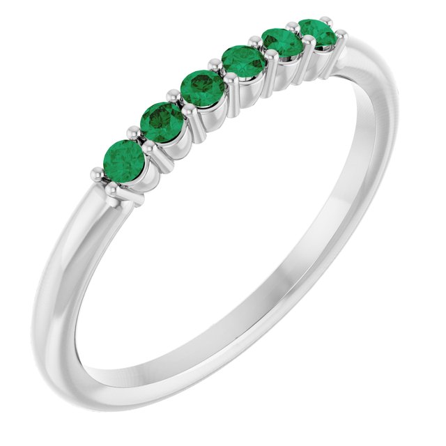14K Gold Natural Diamond Stackable Ring