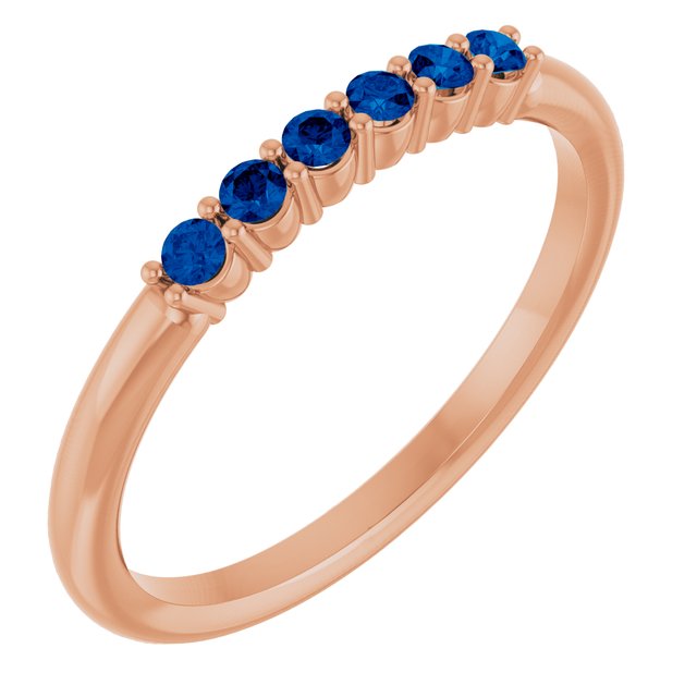 14K Gold Natural Diamond Stackable Ring