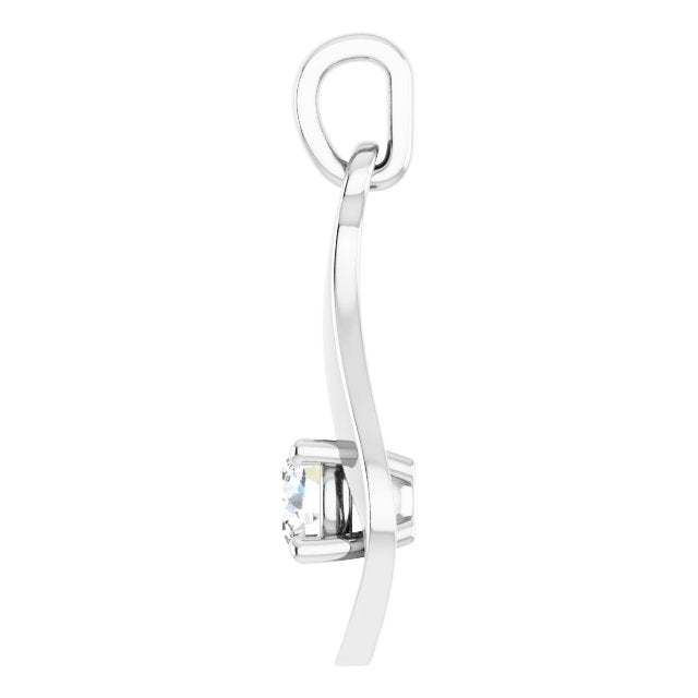 14K Gold Natural Diamond Pendant - Options Available